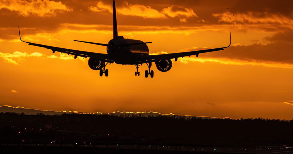 Omdirigering av flyg på grund av nattflygförbud